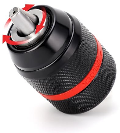 Mandrino per trapano, montaggio 1/2-20UNF da 2~13 mm, adattatore per mandrino autoserrante per trapano per uso multiplo