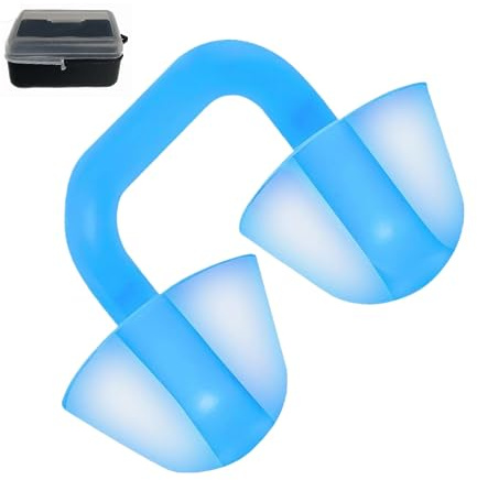 Luoyuanjia Swimming Nose Plugs, Swimming Nose Clip Nose Protector with Case Comfortable Swimming Accessories for Surfing Adults Kids(Age 7+) Beginners