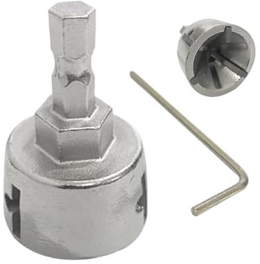 Herramienta de desbarbado de metal, herramienta de desbarbado resistente para roscas y cortes, fresa de rosca de reparación para tubos de acero de cobre y aluminio