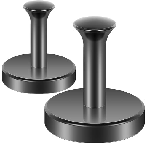 Neosmuk magnetisk klädkrok, 50 kg, svart, 2-pack