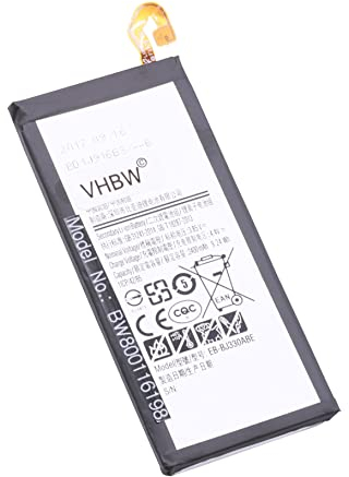 vhbw Akku kompatibel mit Samsung Galaxy J3 2017, J3 2017 TD-LTE, SM-J3300 Handy Smartphone Telefon (2400mAh, 3,85V, Li-Polymer)
