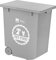 Taylor & Brown 20L/10KG Grey Airtight Pet Food Storage Container Large Flip Top With Wheels Plastic Birds Pet Dog Cat Animal Dry Food Seed Dispenser Bin