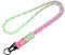 Ouligay Paracord Schlüsselanhänger Schlüsselband Umhängeband Lang Leder Neck Lanyard Langes Handgelenk Paracord Lanyard Key Paracord Armbänder Schlüsselanhänger für Schlüssel Ausweise (Mehrfarbig)