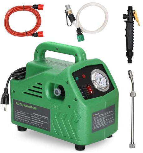 Ny ZPB140 Port A Blaster HVAC spole rengöring bärbar högtryckstvätt spole för AC-enhet 120 V 80 W för inomhus eller utomhus, kan endast användas med vatten, inte för att spraya luft, 1 års garanti
