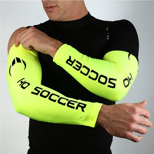 HO Soccer Academy, Manguito antiabrasión Portero, Unisex, Color Lima, 14