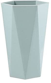 Bicchiere per spazzolino da denti, riutilizzabile, in plastica, antiscivolo, a forma di diamante nordico, portaspazzolino (verde)