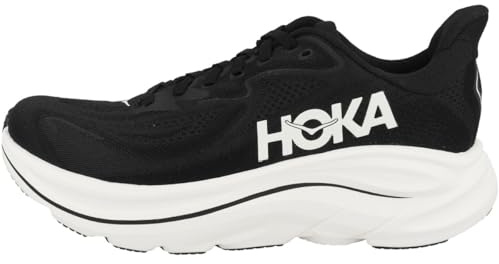 Hoka One One 1162031-BWHT Clifton 10 Black/White Women's Scarpe Taglia US 8.5