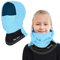 AYPOW Kinder Sturmhaube Winter, Multifunktional Winddicht Fleece Warm Skimaske Radfahren Gesichtsmaske unter dem Helm, Sturmmaske Mütze mit Halswärmer für Jungen Mädchen 6–13, Winter Outdoor Sport