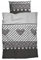 Casatex Fein-Biber-Bettwäsche Isar 135x200 cm grau