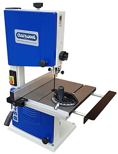 CHARNWOOD BS410 10'' Woodworking Bandsaw with Cast Iron Table, 370w