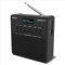 DAB/DAB+ & FM Portable Digital Radio | Simple Controls | Dual Alarms & Sleep Timer | Rechargeable Battery | Bluetooth | Perfect for Home, Office or Outdoors | AZATOM Sonance T4 (Black)