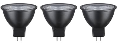 Paulmann 28912 LED Lampe Reflektor 3er Set 12V 3x450lm 36° 3x6 Watt Leuchtmittel Grau 2700 K GU5,3