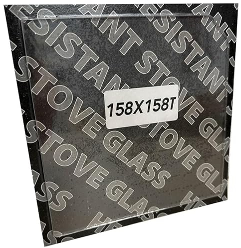 Chimsoc Replacement Stove Glass - Villager C Mark 2 / Chelsea/Duo/Elite (158mm x 158mm Shaped)