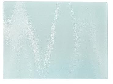 Tagliere in vetro temperato per piano di lavoro della cucina, tagliere durevole, resistente ai graffi e al calore, lavabile in lavastoviglie, rotondo/rettangolare