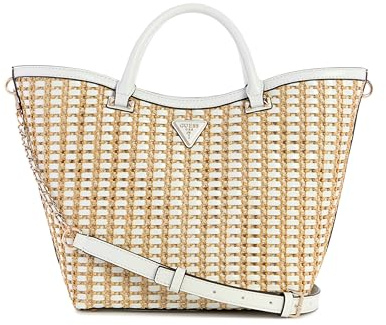 GUESS Atalia Tote, Natur/Weiß, Einheitsgröße