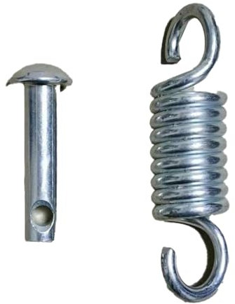 drburpily Lot de 2 Crochets de Suspension pour Porche, Extension de Suspension, Suspension à Ressort, en métal, Robustes, pour Chaise à œufs