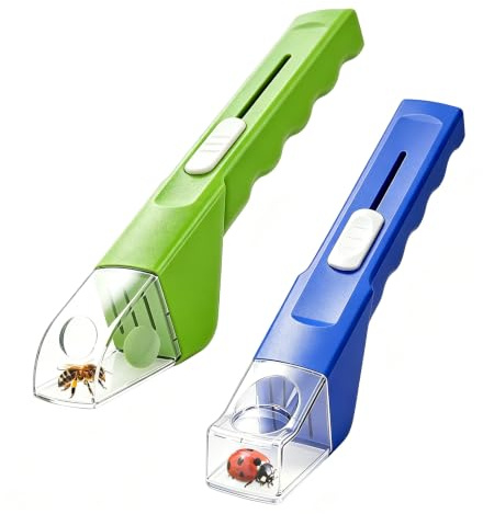 Atrapa Insectos Bichos Mariquitas Vivas Kit Explorador Niños con Lupa Niños
