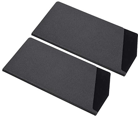 PATIKIL ABS Coltello Coperchio Manicotti per 7 Tagliare Coltello Mannaia, 2pz Coltelli Taglio Protezione Protezione Universale Coltello Fodero per Casa Cucina, Nero