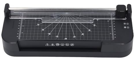 Lamineringsmaskin, FN336 A4 Till Lamineringsmaskin, 320 Mm/min varm- och Kallt Termisk Laminator med Pappersskärare för Hemmakontor, Hög Effektivitet (EU-kon takt