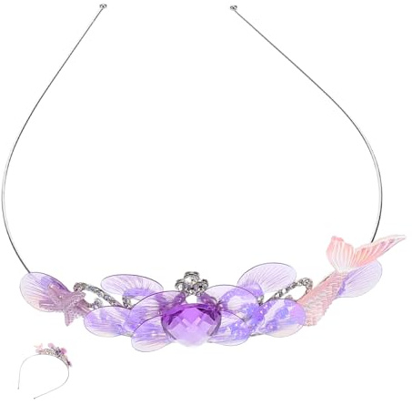 VALICLUD -Tête Sirène Accessoires Cheveux Pour Filles Bandeaux Postiche Pour Filles Diadème Bébé Diadème Sirène Bandeaux Cheveux Bandeau Pour Costume De Bal