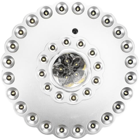 HAMPPLIES Lámpara de Camping LED para Exteriores 36 Bombillas, Iluminación Brillante y Gancho Fácil de Colgar, Adecuado para Patio y Emergencias Provisionales