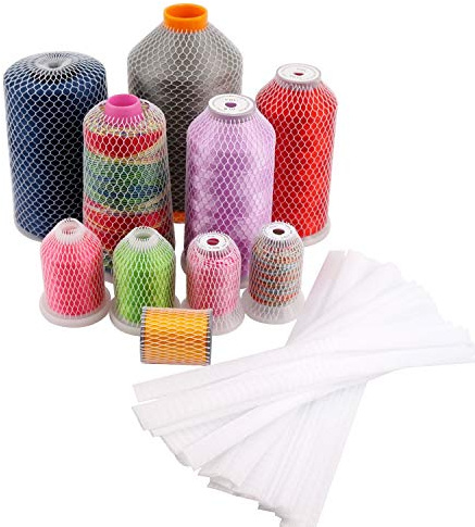 New brothread 50pcs Filets de Bobine de Fil pour différentes tailles de bobines de broderie, couture, quilting et surjeteuse - 25cm de long chaque pièce