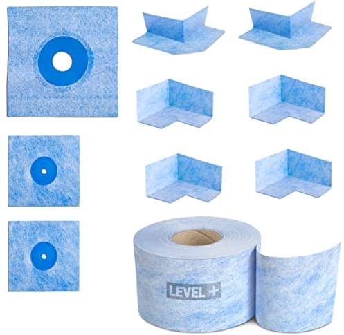 Dichtband Set Bandset, Dichtecken, Dichtmanschetten, Dichtvlies, Frostbeständig, Abdichtung Innen Außen Dusche, Bad Balkone Set B3