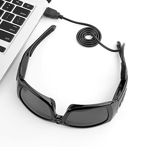 Kamera-Headset-Brille, 1080p, Polarisierte Linse, Unterstützt Anrufe, Video, Musik, Sonnenbrille Zum Fahren, Reiten, Reisen, Freie Hände, mit Computer Verbunden, OTG-Funktion