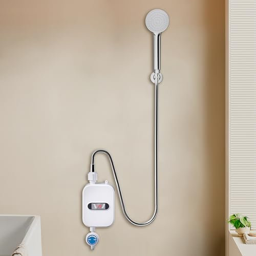 Loobiiny Chauffe Eau Instantané Electrique 3500w Chauffe Eau Mini 55 ℃ Groupe De Securite Chauffe Eau 50hz Chauffe Eau Electrique Instantane Douche