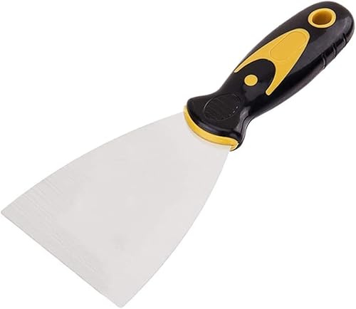 Murslev,Fogspackel Putsspackel Spackel Färgskrapor for trä, Målarverktyg, Färgskrapa for målning, Spackel, Metallskrapa, Spackelverktyg, Spackelskrapa, Knivskrapa(Size:4inch)