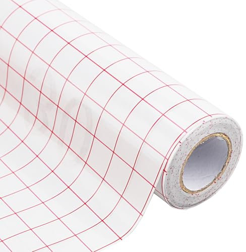 Transferfolie Plotter - 30,5 cm x 5 m Übertragungsfolie für Cricut und Silhouette Cameo, Ideal für Partydekoration, Becher, Fenster und Aufkleber, Hochwertige Transferfolie für kreative Projekte