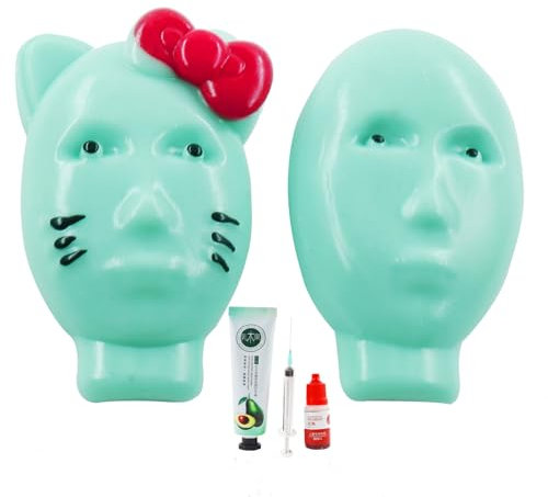 2 Stück Pickel Ausdrücken Spielzeug, Alien Squeeze Toy mit Akne-Füllwerkzeug, Anti Stress Spielzeug Lustig, Pickel Ausdrücken Stress Spielzeug, Squishy Pimple Popper Toy, Druckentlastung