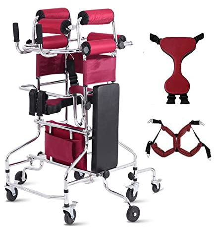 Déambulateur D'Intérieur, Chariot, Aide À La Marche Pour Personnes Âgées, Aide À La Marche Pour Adultes Handicapés, Cadre Debout, Assistance Par Roue, Hauteur Réglable.