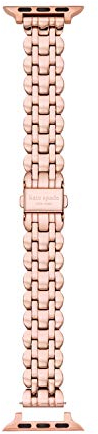 Kate Spade New York Edelstahl Apple Watch Scallop Armband Kompatibel mit 38/40mm Hüllen, Schwarz, Einheitsgröße, Edelstahl Apple Watch® Scallop Armband kompatibel mit 38/40mm Hüllen
