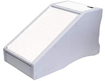 Pet Gear Stramp Stair and Ramp Combination, Dog/Cat Easy Step, Lightweight/Portable, Sturdy, ESSENTIAL GREY, Model Number: PG9916EG