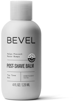 Bevel Aftershave for Men, Post Shave Balm, Razor Bump Solution for Men with Shea Butter and Jojoba Oil, After Shave Face Lotion, Soothes and Cools Skin to Help Prevent Ingrown Hairs