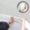 Paintable Baseboard Trim | Peel and Stick Self-adhesive Design | Caulk and Trim Strips for Floors, Wall Base and More, 3m x 98mm