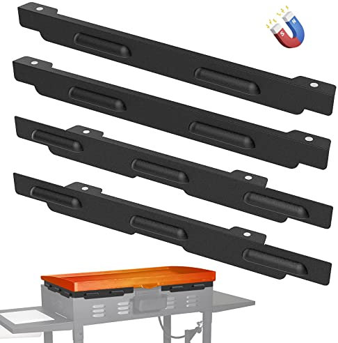 Upgraded Wind Guards for Blackstone 36” Griddle, Blackstone Griddle Accessories Fit for Black stone Grill, 5015 Magnetic Stainless Steel Wind Screens Protect Flame Hold Heat, Compatible with Hood