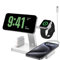 4in1 Magnetisches Kabelloses Ladegerät,kompatibel mit Magsafe Ladegerät für iPhone 16/15/14/13/12,15W Faltbare schnelle Ladestation für Apple Watch 10/9/8/7/6/5/Ultra und Airpods (Kein Stecker)