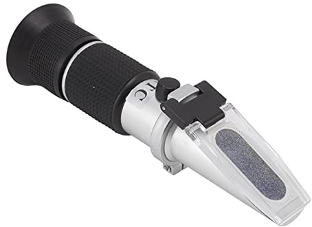 Tyenaza Rifrattometro Digitale, Rifrattometro Brix 0‑80% Rifrattometro Brix Portatile Portatile per Misurare Il Contenuto di Zucchero nelle Bevande Zuccherate alla Frutta