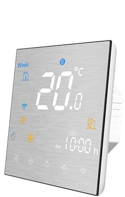 Poolskoter WiFi smart termostat temperaturregulator for vatten/elektrisk golvvärme vatten/gaspanna fungerar hem(Water Gas Boiler)