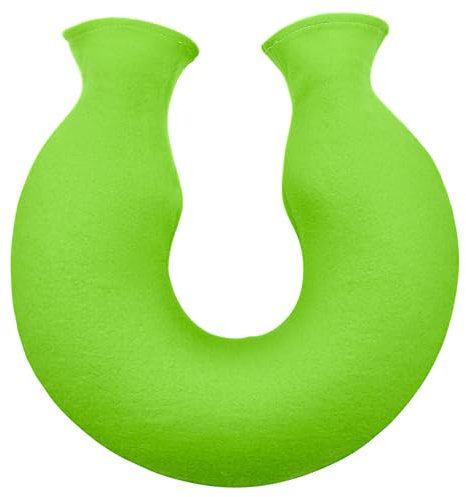 Reusable U-Shaped Hot Water Bottle with Soft Fabric Exterior – Neck and Shoulder Heat Pack for Women and Men, Reusable Warm Water Bottle for Home, Office and Winter Comfort