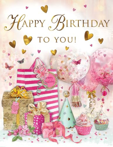 Birthday Card, Happy Birthday to You Female - 8 x 6 inches - Regal Publishing