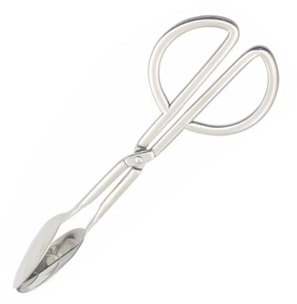 HOMOBABE Pinzas para Ensalada Inoxidable Multifuncional Resistente para Cocinar y Servir Alimentos 30 Cm para Buffet y Barbacoas