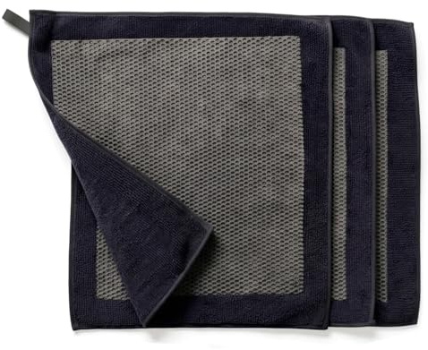 VELAJA 30 x 30 cm rengöringslera bilset, 3-pack billera tyg med mikrofiberbaksida, återanvändbar lacklera för flyggrostborttagare, insekter och tjära, alternativ till rengöringslera