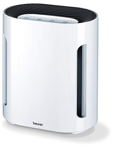 Beurer LR210UK Compact Air Purifier with Ion Technology - For a Healthy Ambient Air - With Quiet Night-Mode -Timer Function - Air Cleaning Using a Three-Layered Filter System