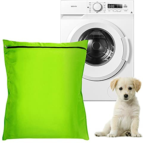 Sacco Porta Biancheria per Animali Domestici 65 * 70cm Pet Lavanderia Isolare i Peli di Animali Domestici, Impedisce Bloccare la Lavatrice Ideale per Cani Gatti