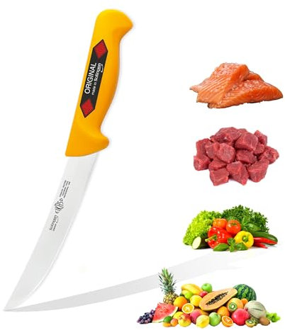 EIKASO Solingen Zerlegemesser 26cm aus Molybdänstahl 1.4116 Fleischermesser Metzgermesser Schlachtermesser für Hobby und Profiköche Berufsmetzger für Fleisch Fisch Obst Gemüse 100% Made in Solingen