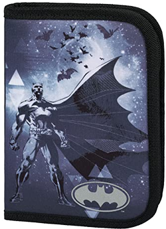 Baagl Trousse à crayons - Batman Storm - Trousse d'écolier pour garçons et filles