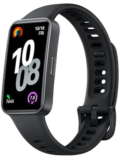 HUAWEI Band 10 Smartwatch in lega di alluminio – 14 giorni di durata della batteria per iOS/Android con monitoraggio fitness basato su AI, insight del sonno e monitoraggio della respirazione (nero)